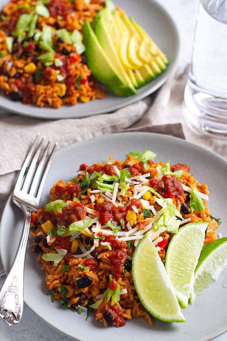 Instant Pot Black Bean Burrito Bowls