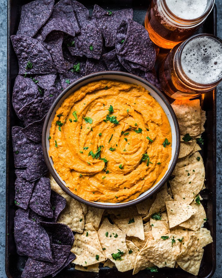 Instant Pot Cheesy Buffalo Cauliflower Dip