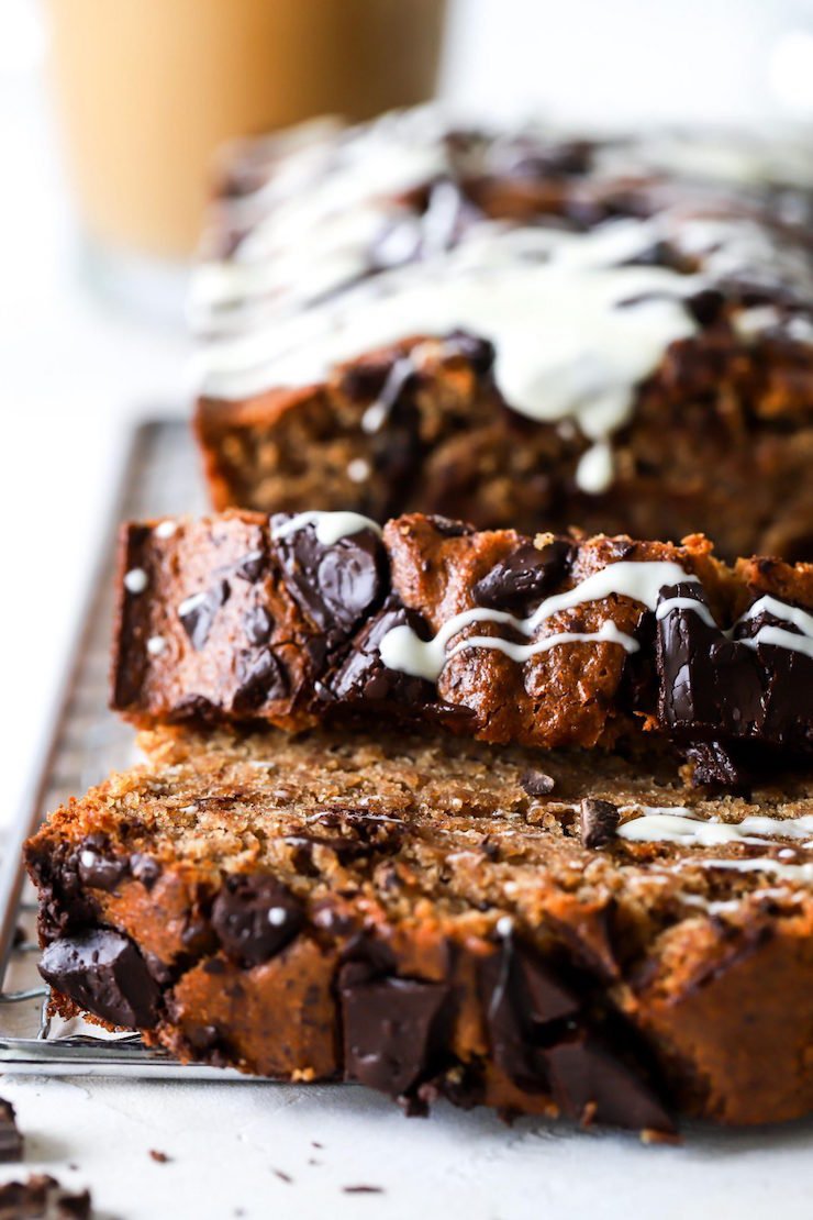 Vegan Cinnamon & Chocolate Chunk Banana Bread