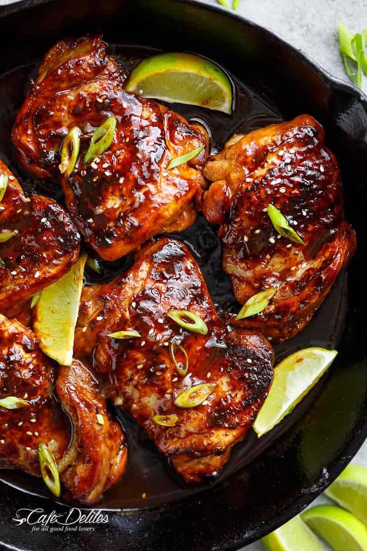 Honey Garlic Sriracha Chicken