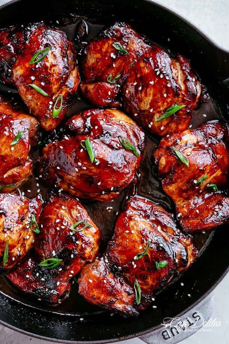 Honey Soy Baked Chicken Thighs