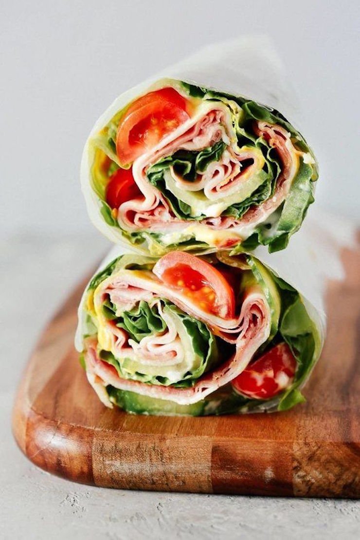 Low Carb Lettuce Wrap Sandwich