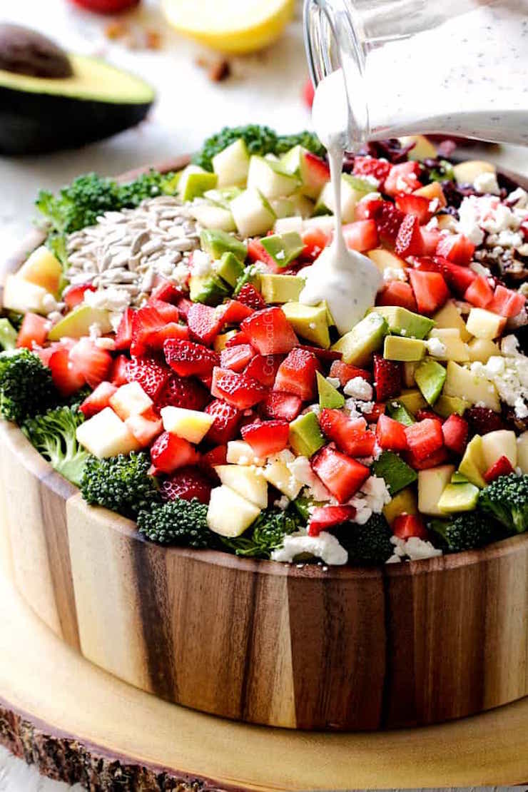 Broccoli Salad With Strawberries And Avocado