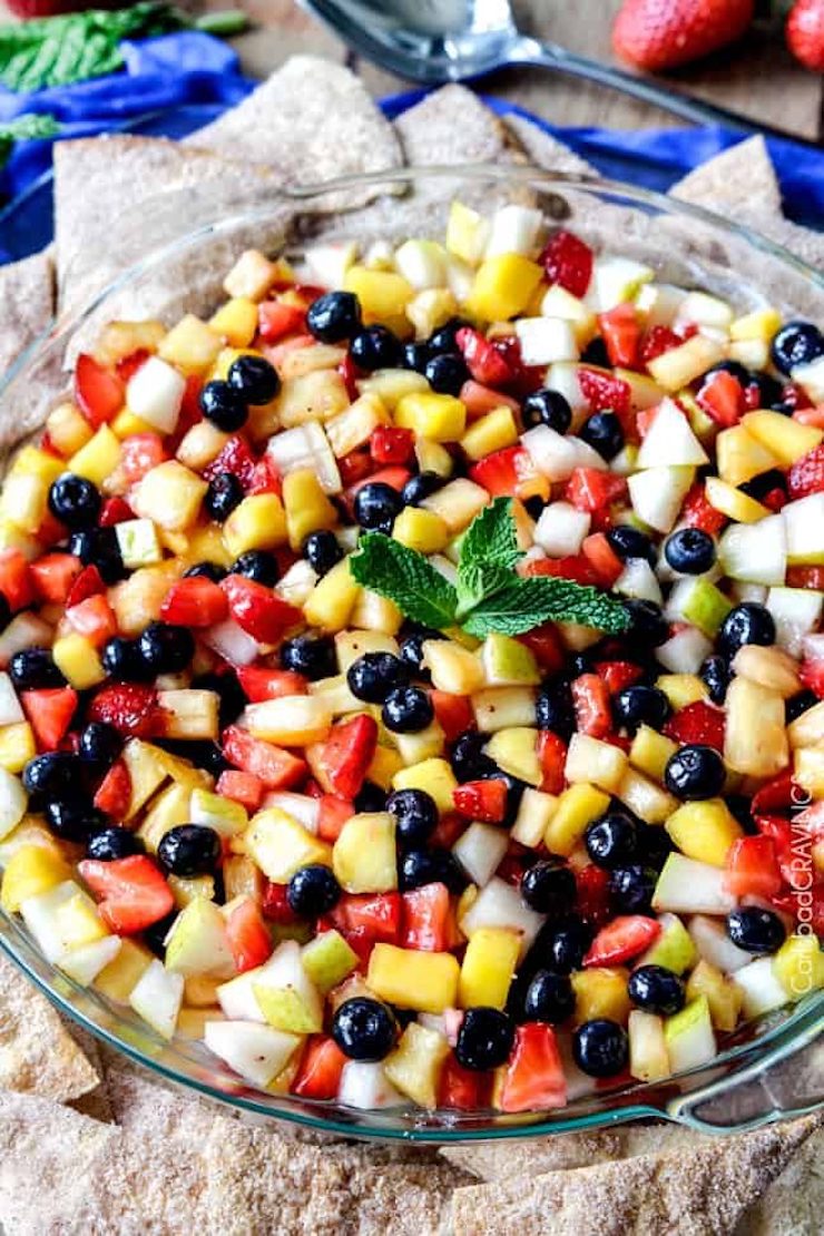 Fruit Salsa Cheesecake Dip