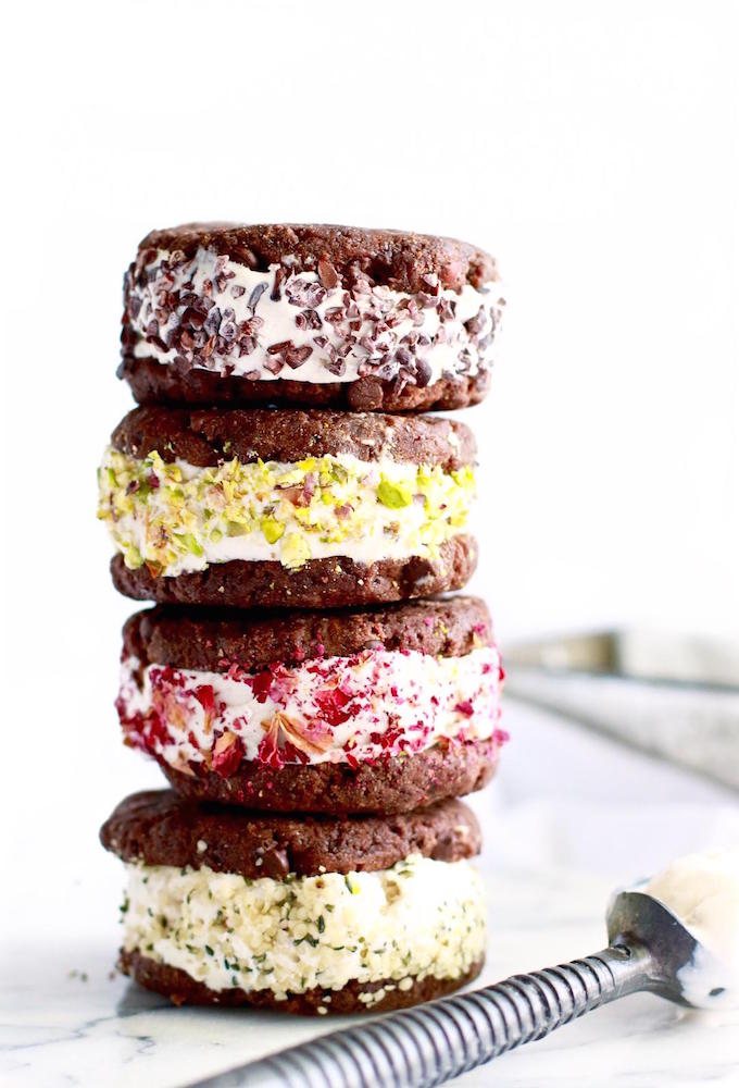 Healthier Ice Cream Sandwiches