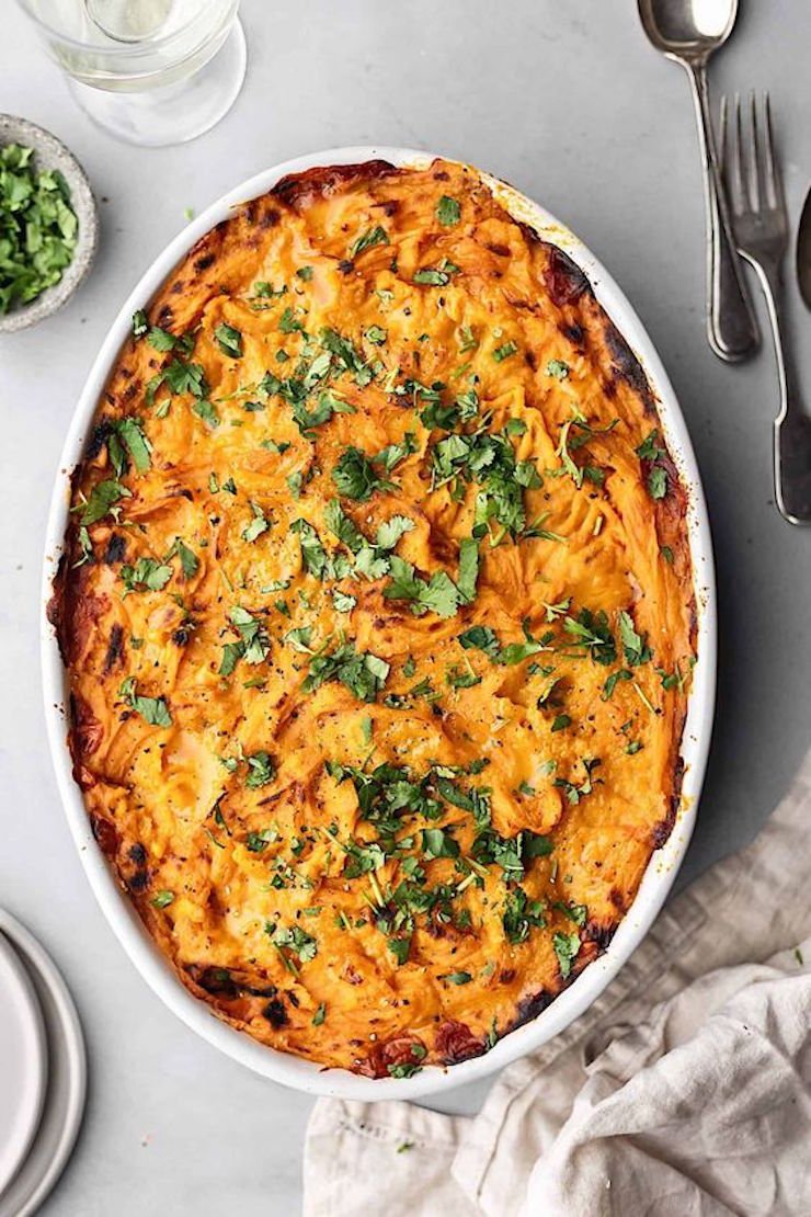 Lentil Shepherd’s Pie with Sweet Potato Mash