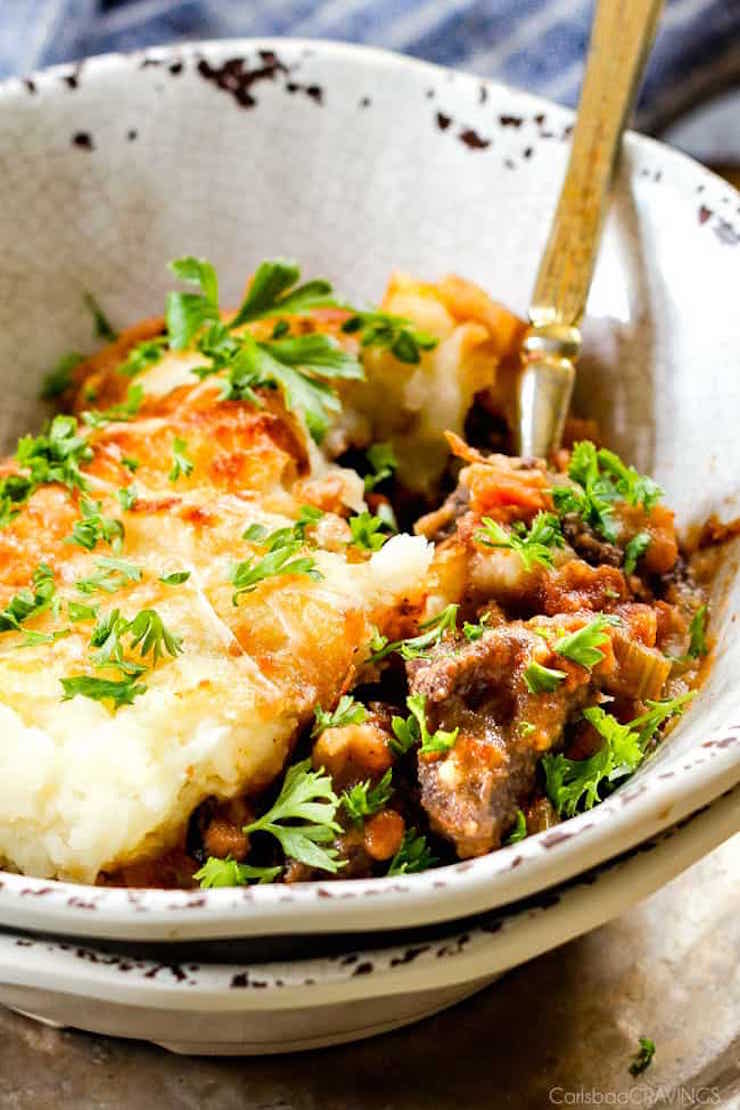 Shepherds Pie with Boneless Short Ribs