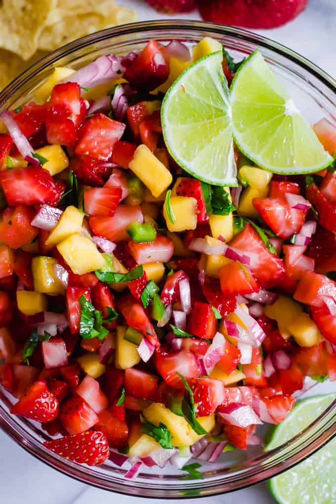 Strawberry Mango Salsa