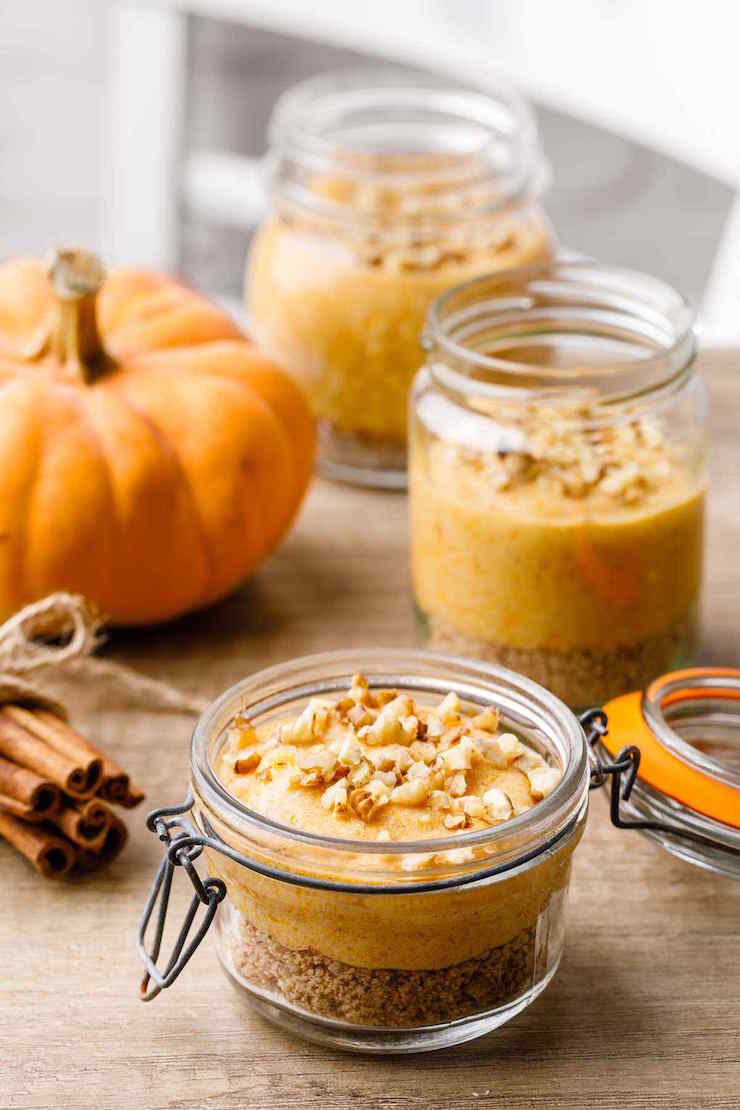 No Bake Keto Pumpkin Cheesecake In A Jar