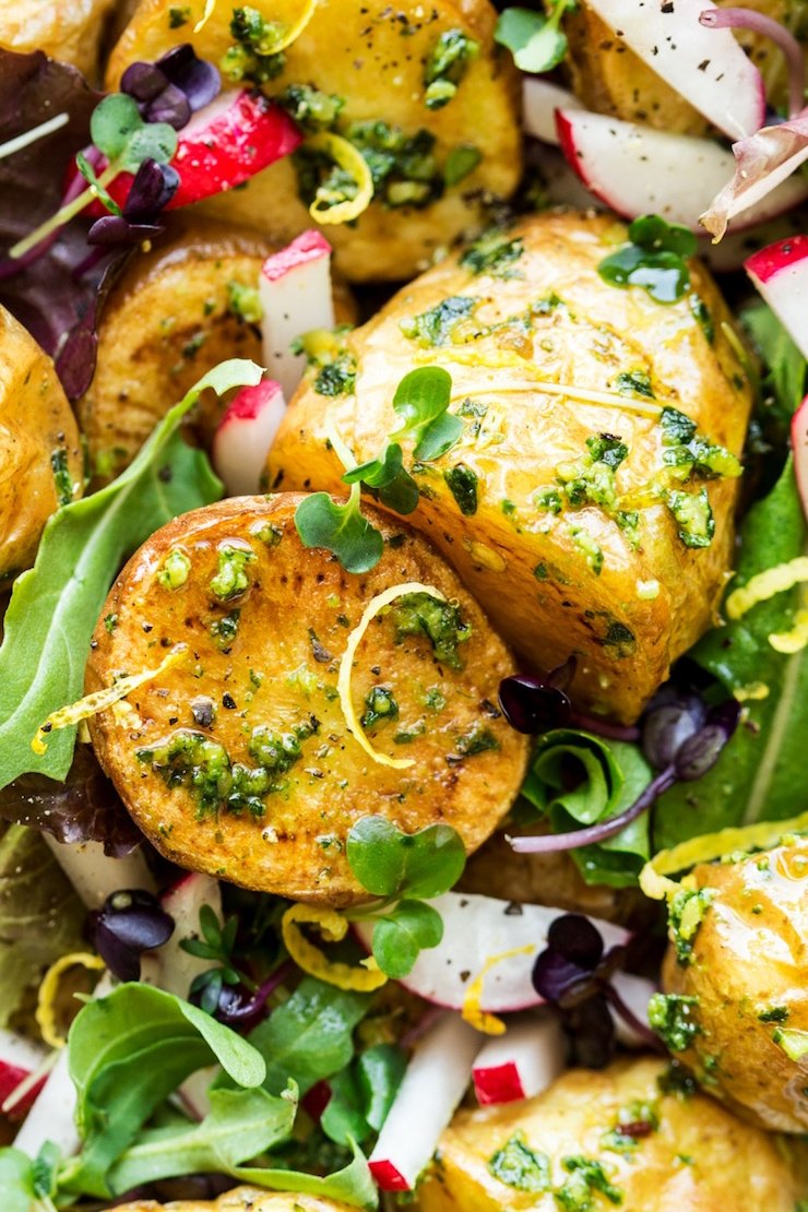 Vegan Potato Salad With Pesto