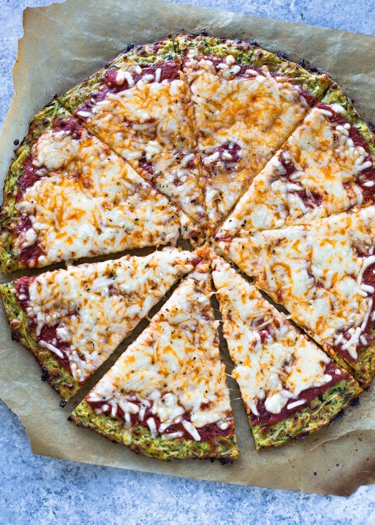 Low Carb Zucchini Crust Pizza