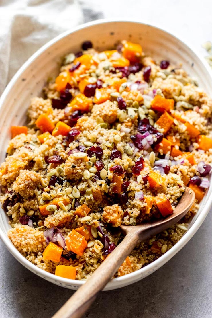 Butternut Squash And Cranberry Quinoa