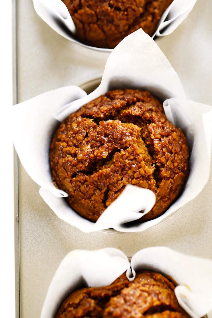 Gimme Some Oven Healthy Pumpkin Muffins