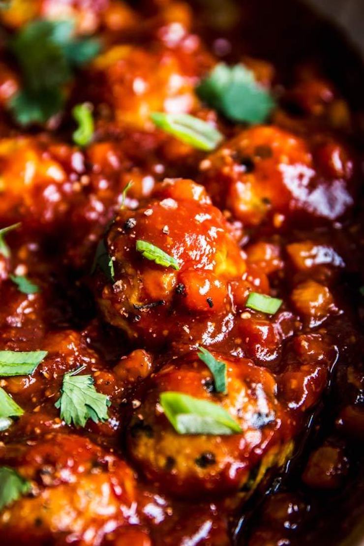 Pineapple BBQ Meatballs