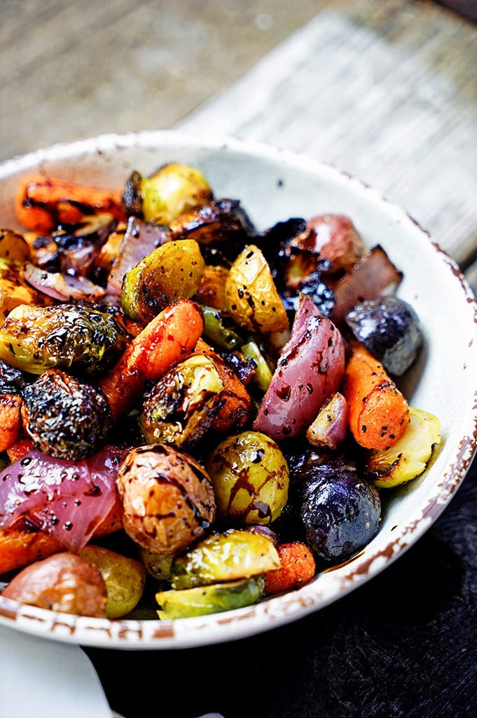 Roasted Vegetables With Honey And Balsamic