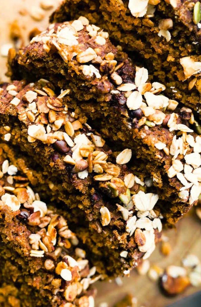 Gluten Free Oatmeal Pumpkin Bread