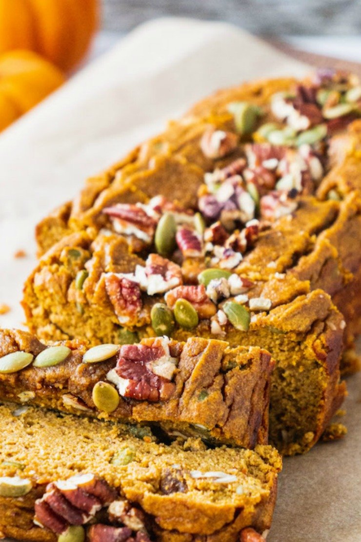 Paleo GF Healthy Pumpkin Bread