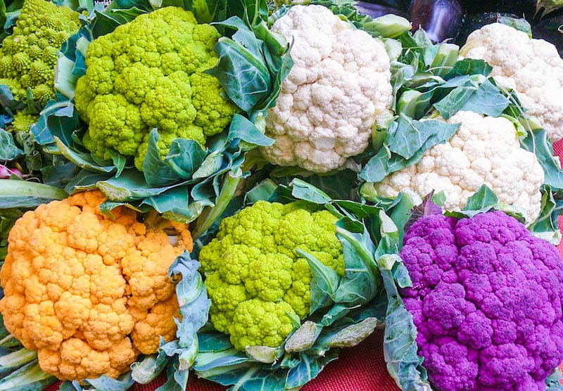 Different Colours Of Cauliflower