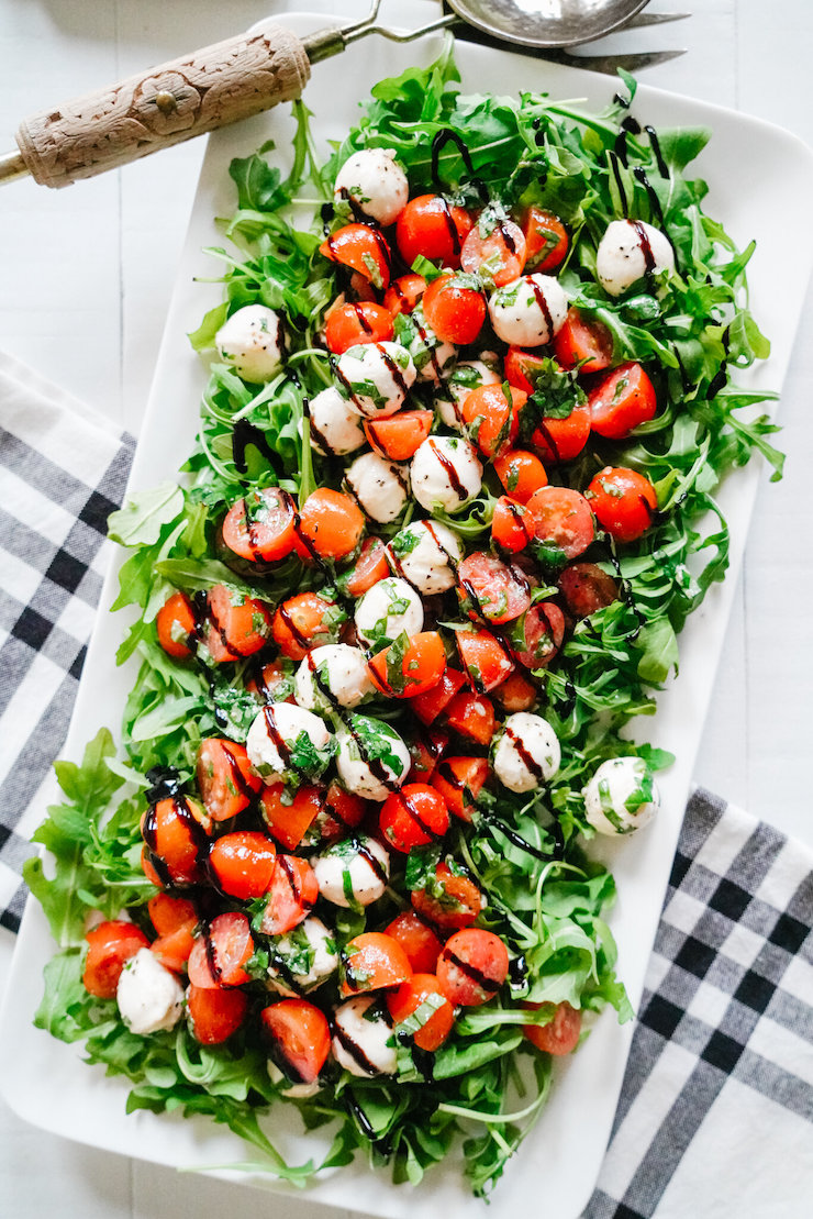 Bruschetta Arugula Salad