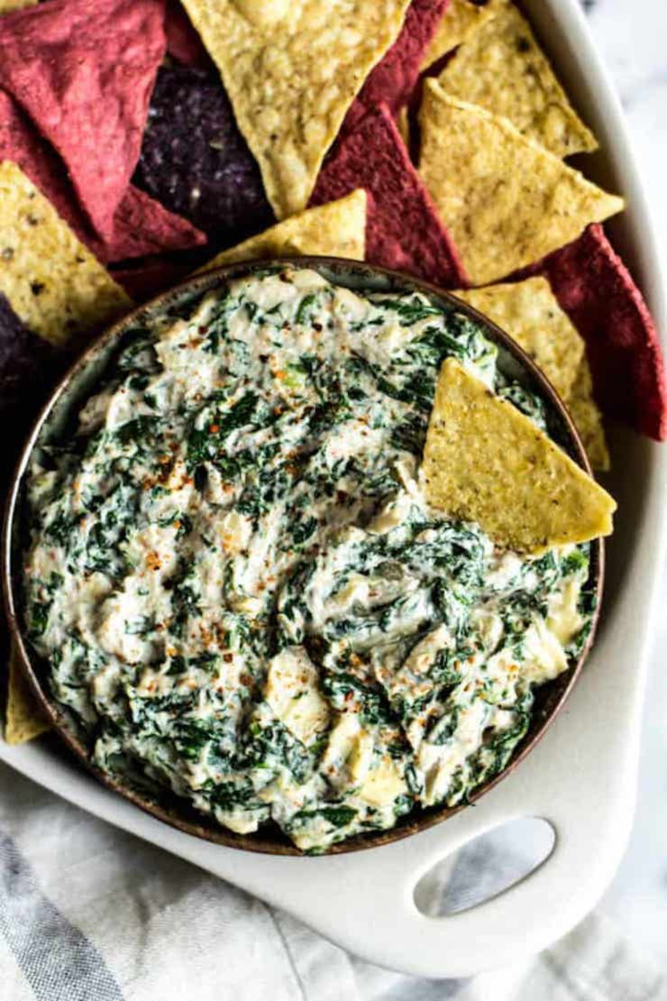 Best Vegan Spinach Artichoke Dip