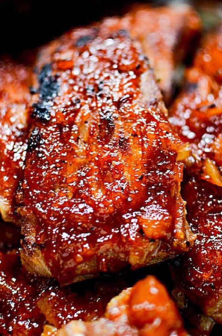 Pineapple BBQ Instant Pot Ribs