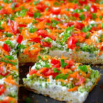 Crescent-Roll-Veggie-Bars - Healthy Appetizers