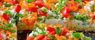 Crescent-Roll-Veggie-Bars - Healthy Appetizers